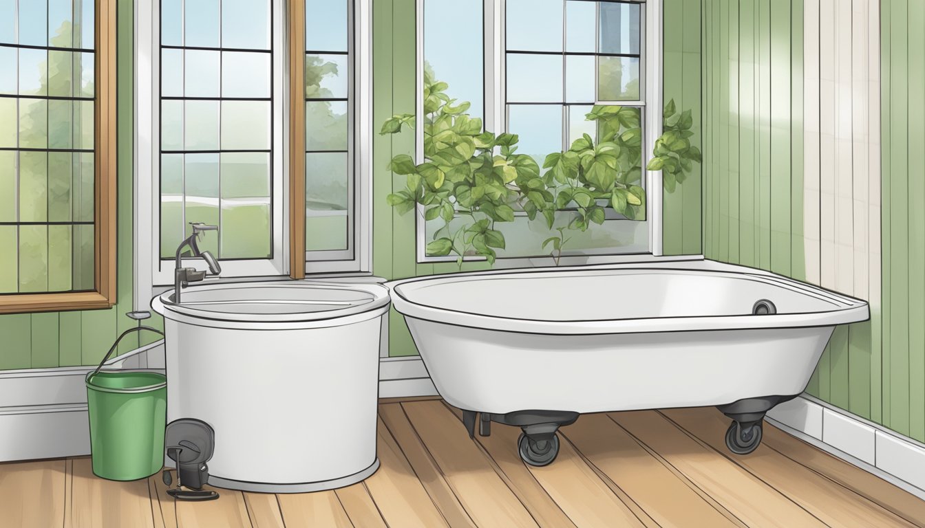 Mobile Home Garden Tub Remodel